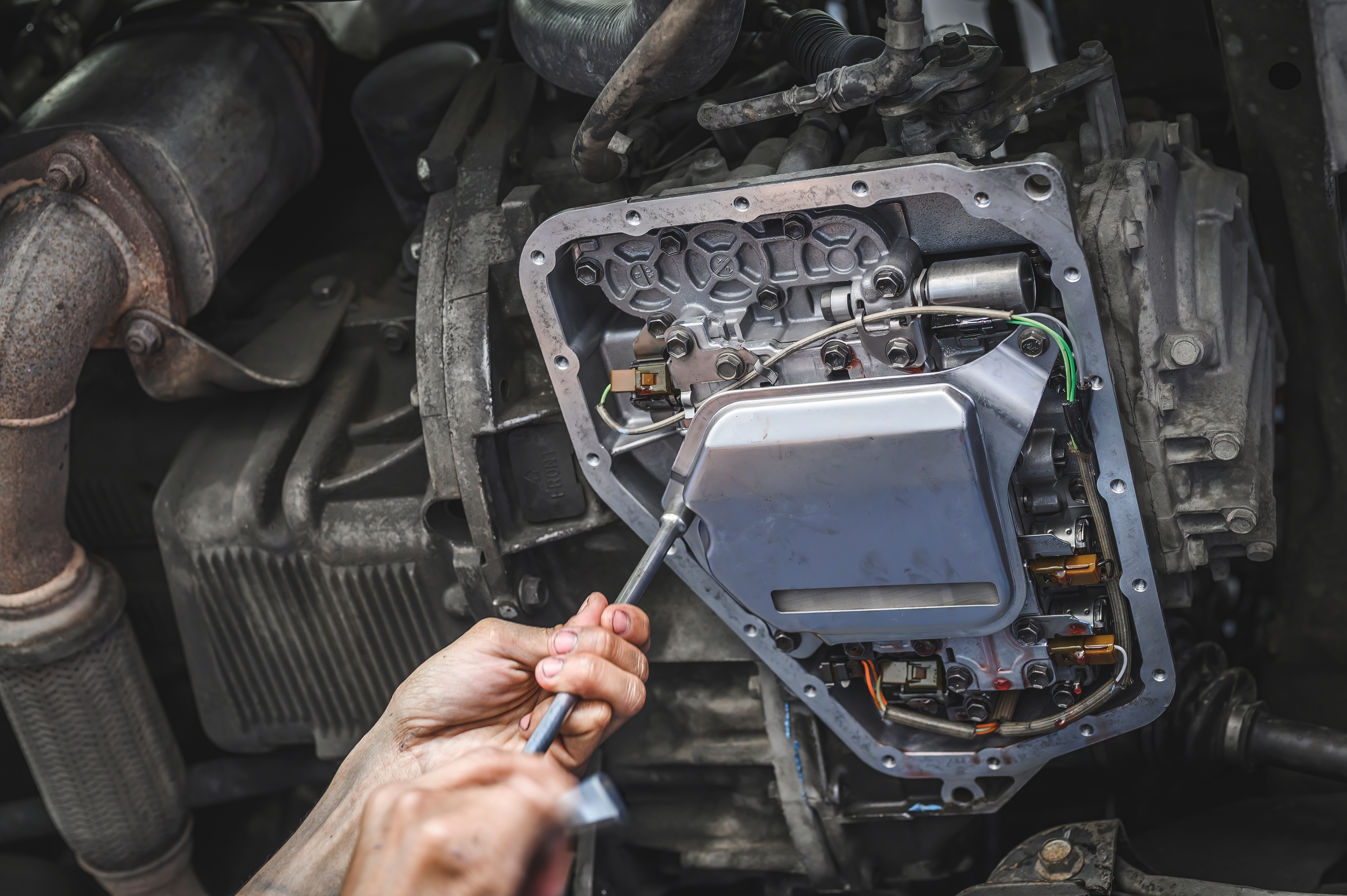Transmission valve body service